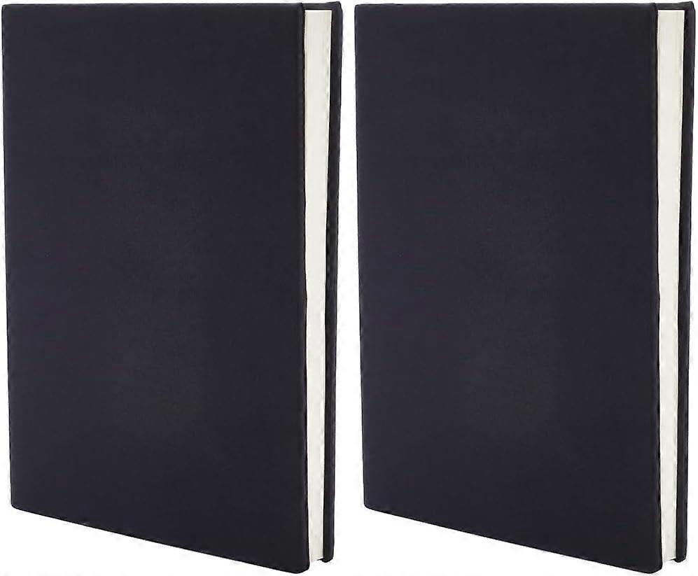 Stretchable Book Cover 6"x9" Black Elastic Notebook Wrap Sleeve Up to 18.5x 9 Durable Washable Reusable Protective Cover for Hardcover Books Lovers Pa