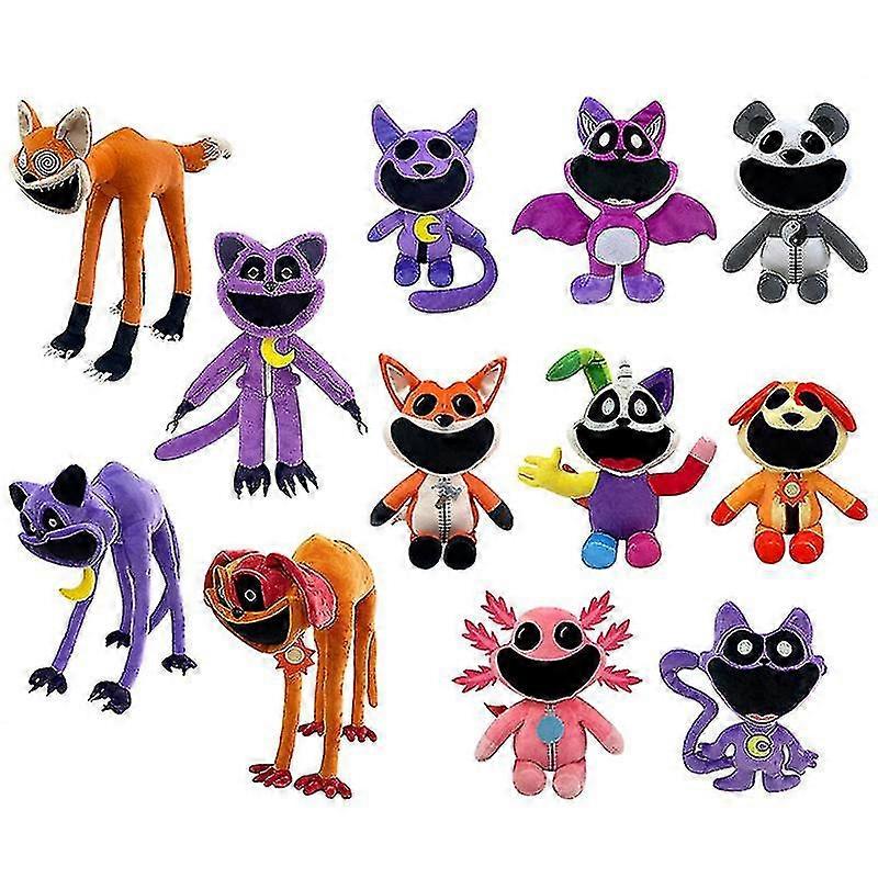 CatNap أفخم الخشخاش وقت اللعب الفصل 3 الوحش Catnap يبتسم المخلوقات القطيفة محشوة وسادة دمية اللعب