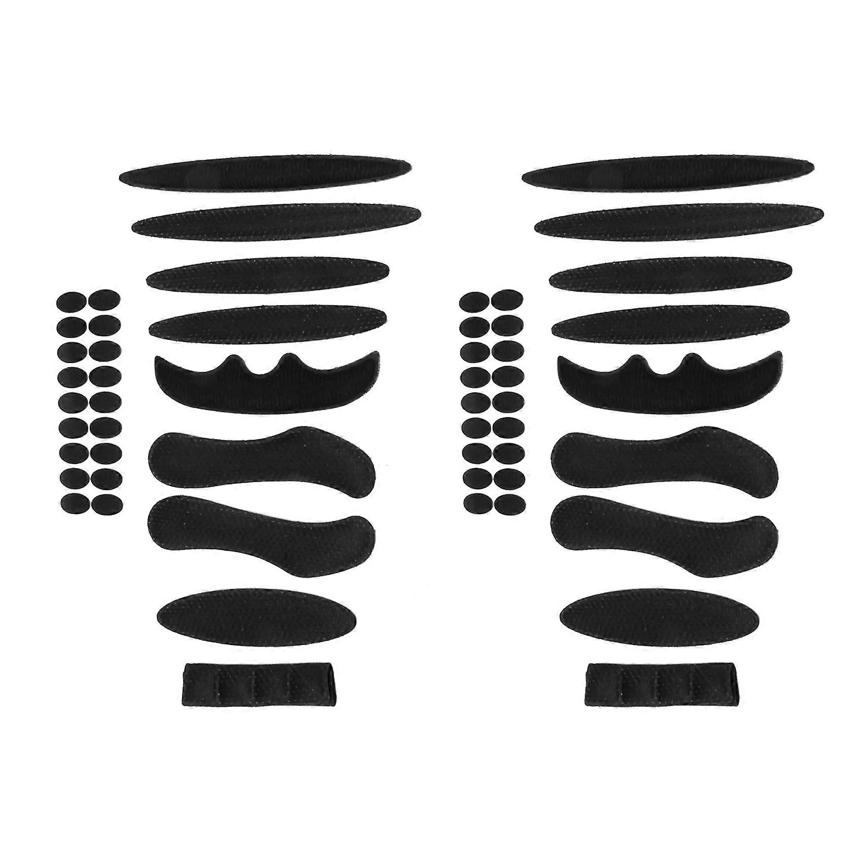 2-pakning Universal Sykling erstatning svamp pads sett hjelm puter kit for sykling motorsykkel hjelm, svart