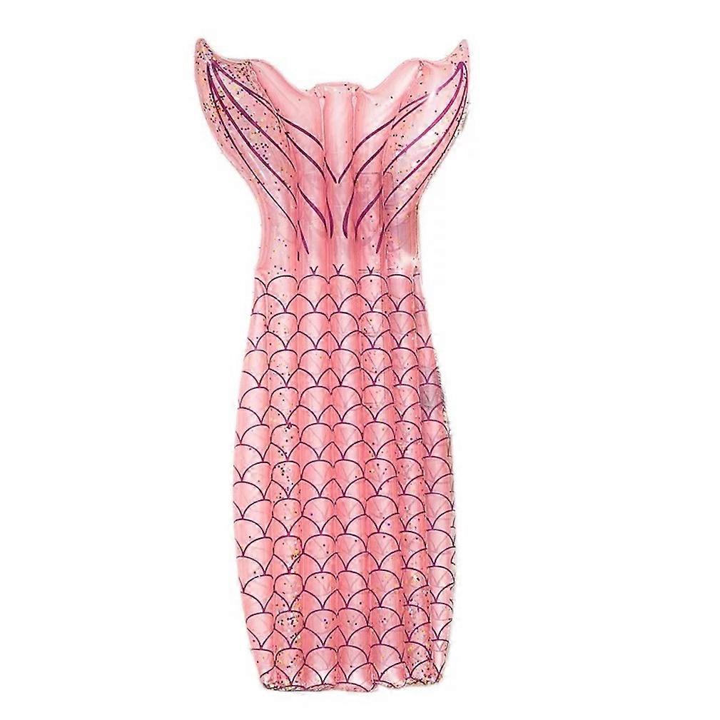 Pink Mermaid Pool Float Inflatable Floating Bed