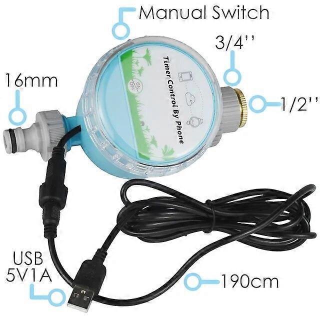 Water Timers Garden Watering Timer Wifi Automatic Drip Irrigation Wireless Smart Controller Greenhouse Watering System Kit by Phone