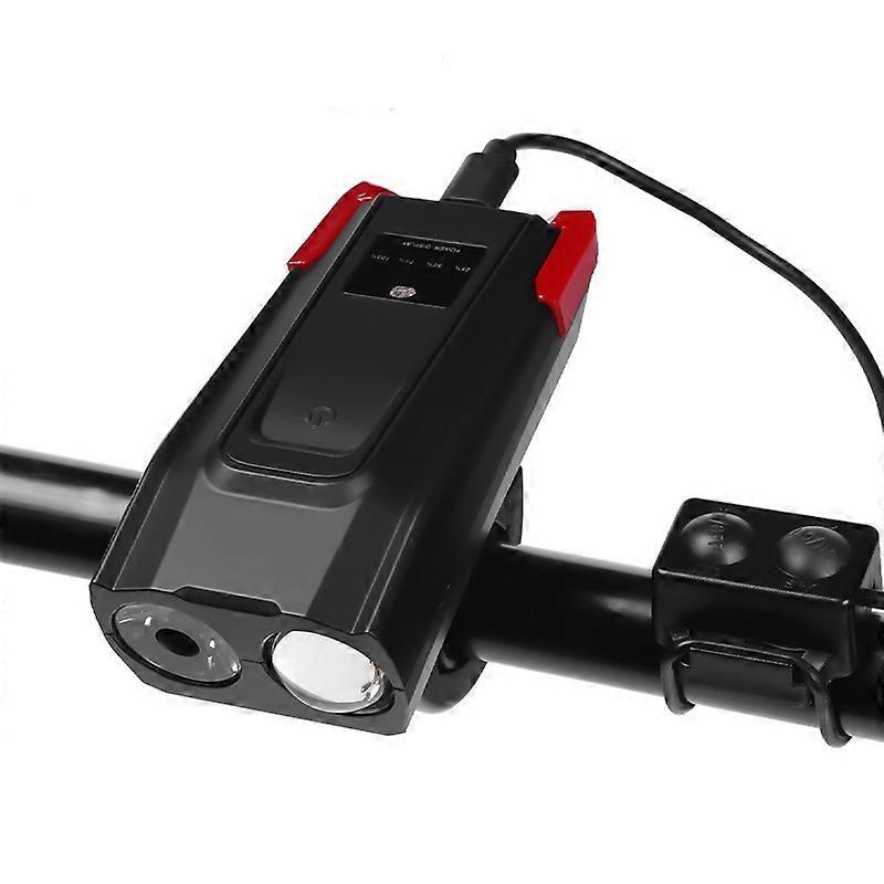 4000mAh Induction Bicycle Front Light Set USB Rechargeable Smart Headlight With Horn 800 Lumen LED Bike Lamp Cycling FlashLight