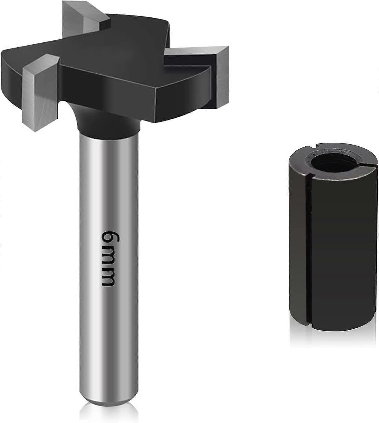 Surfacing Router Bit, 6mm Shank 25mm Cutting Diameter DadoPlaner Router Bits