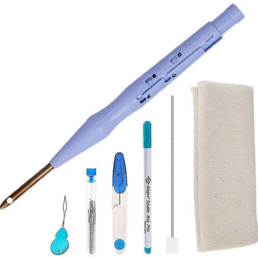 Embroidery Needle Tufting Sets Adjustable Sewing Applique For Diy Craft