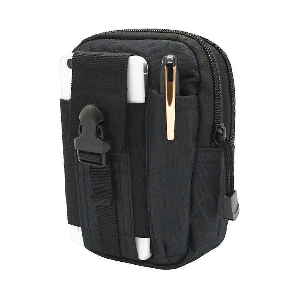 Universal Outdoor Tactical Military Waist Belt Bag Wallet with Zipper Multifunction Phone Pouch Bag for Men