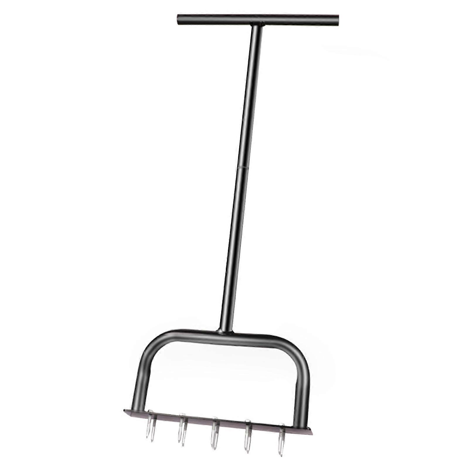 Lawn Aerator with 10 Spikes, Promotes Root Growth, Reduces Compaction, Firm Construction, Easy to Use