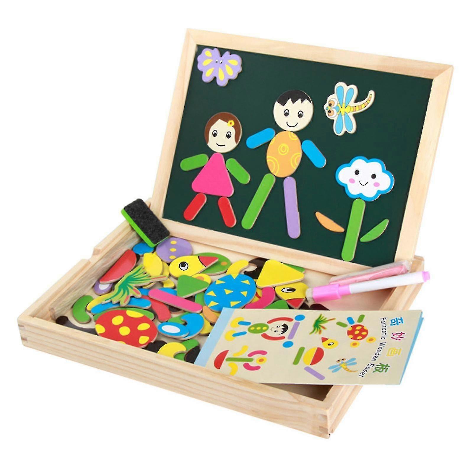 Double-sided Magnetic Puzzle No Harm And Environmental Friendly Suitable For Kindergarten Primary School High Quality