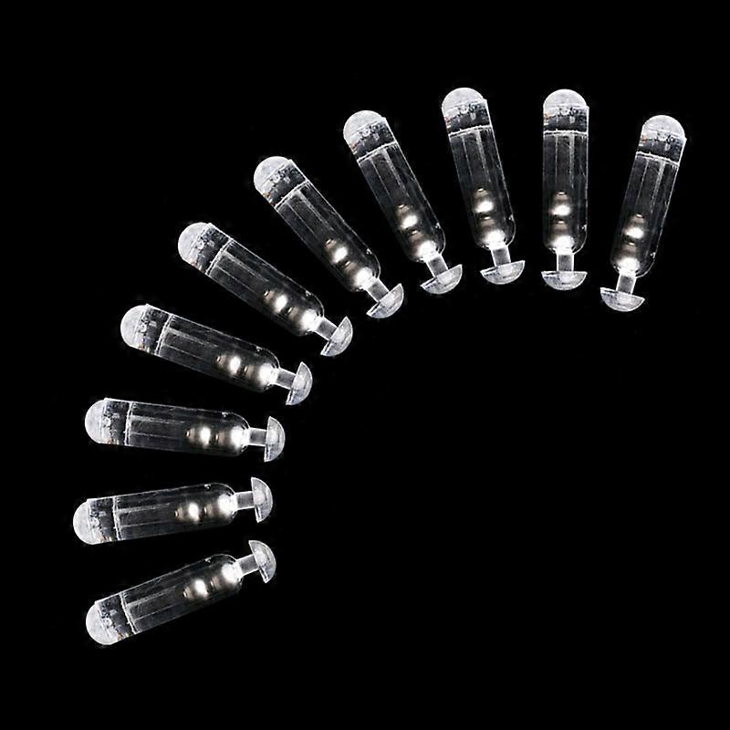 10pcs Wurm Jig Angeln Köder Köder Rasseln Insert Tube Rattles Shake Attract Fly