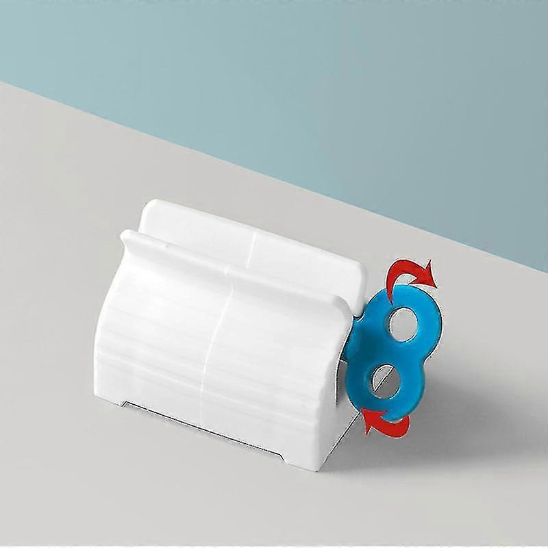 3-Pack Toothpaste Squeezer With Rolling Toothpaste Holder, Swivel Squeeze Toothpaste Dispenser