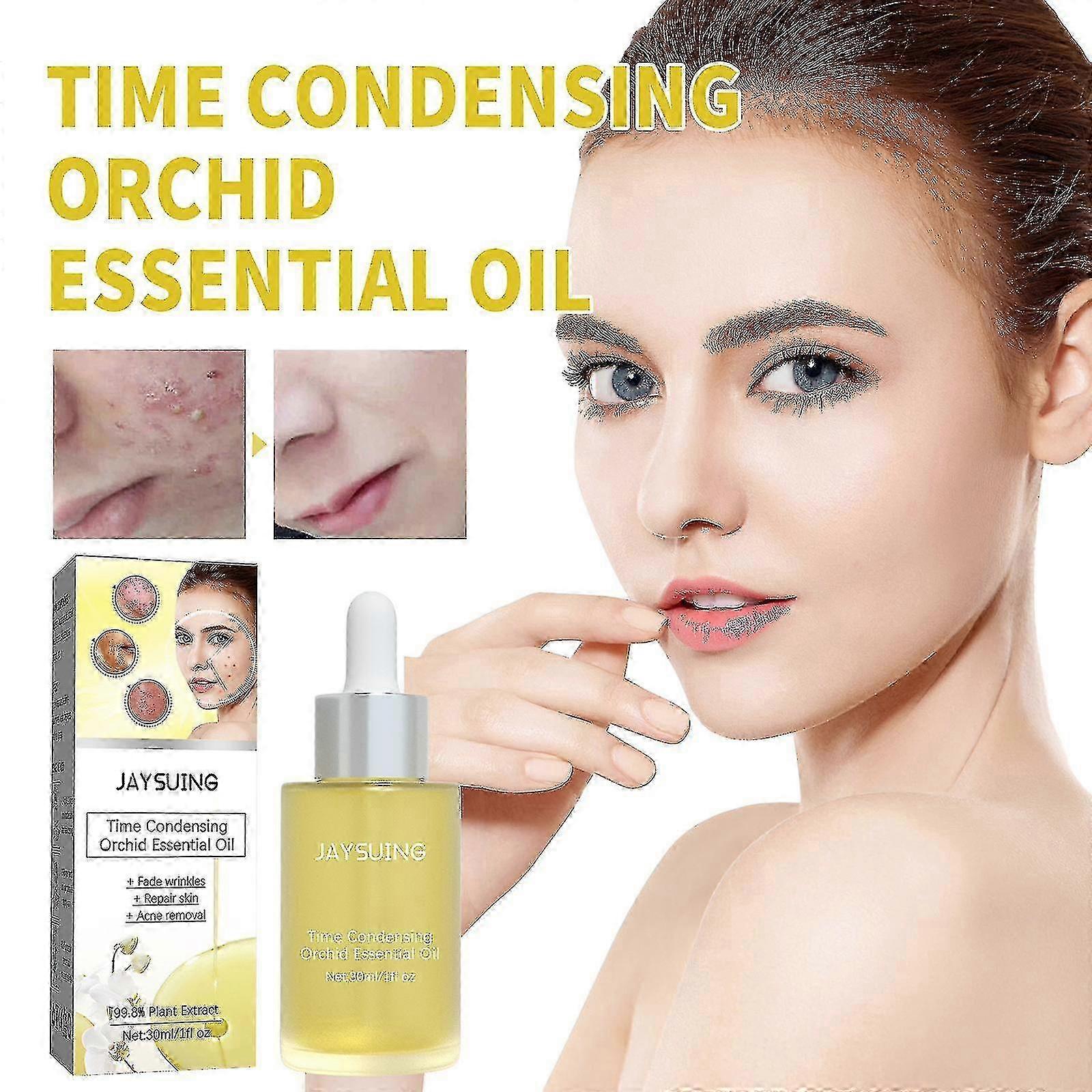 ジェイスイング オーキッド アンチニキビ エッセンシャル オイル にきび、にきび、にきびを取り除き、クレンジングして明るくする フェイシャル リペア エッセンス BF |