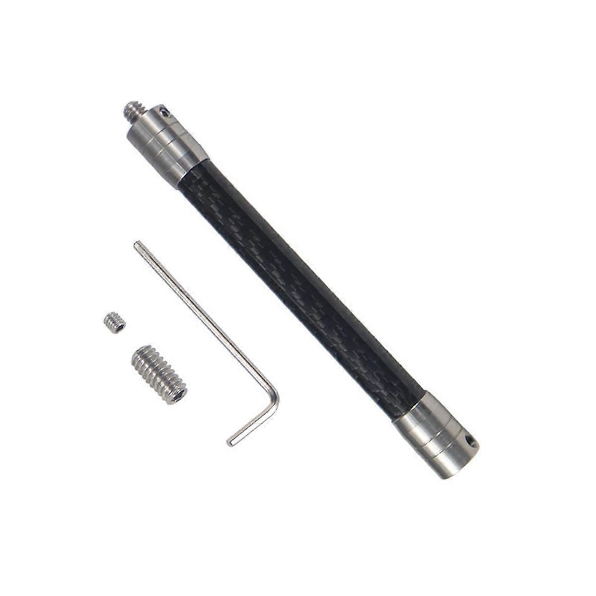 Camera Extension Pole 1/4 Carbon Fiber Camera Extenders Camera Mount Stand for Action Camera 121mm