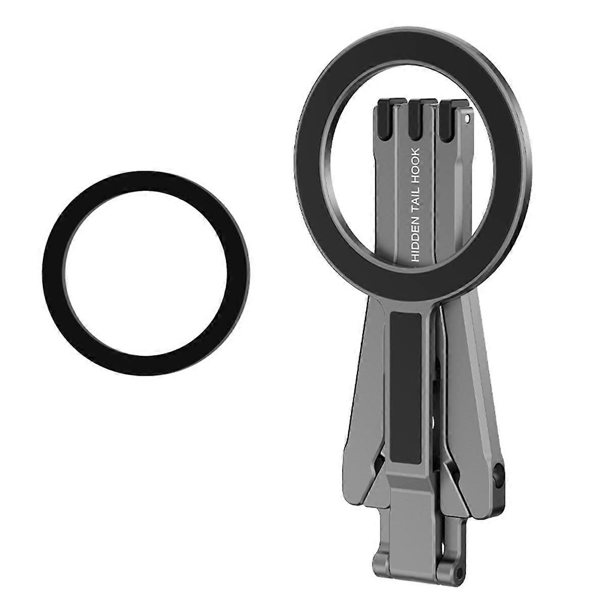 Magnetic Tripod with Fence-Mounted Cold Shoe Handle Phone Tripod for Android Desk Mount