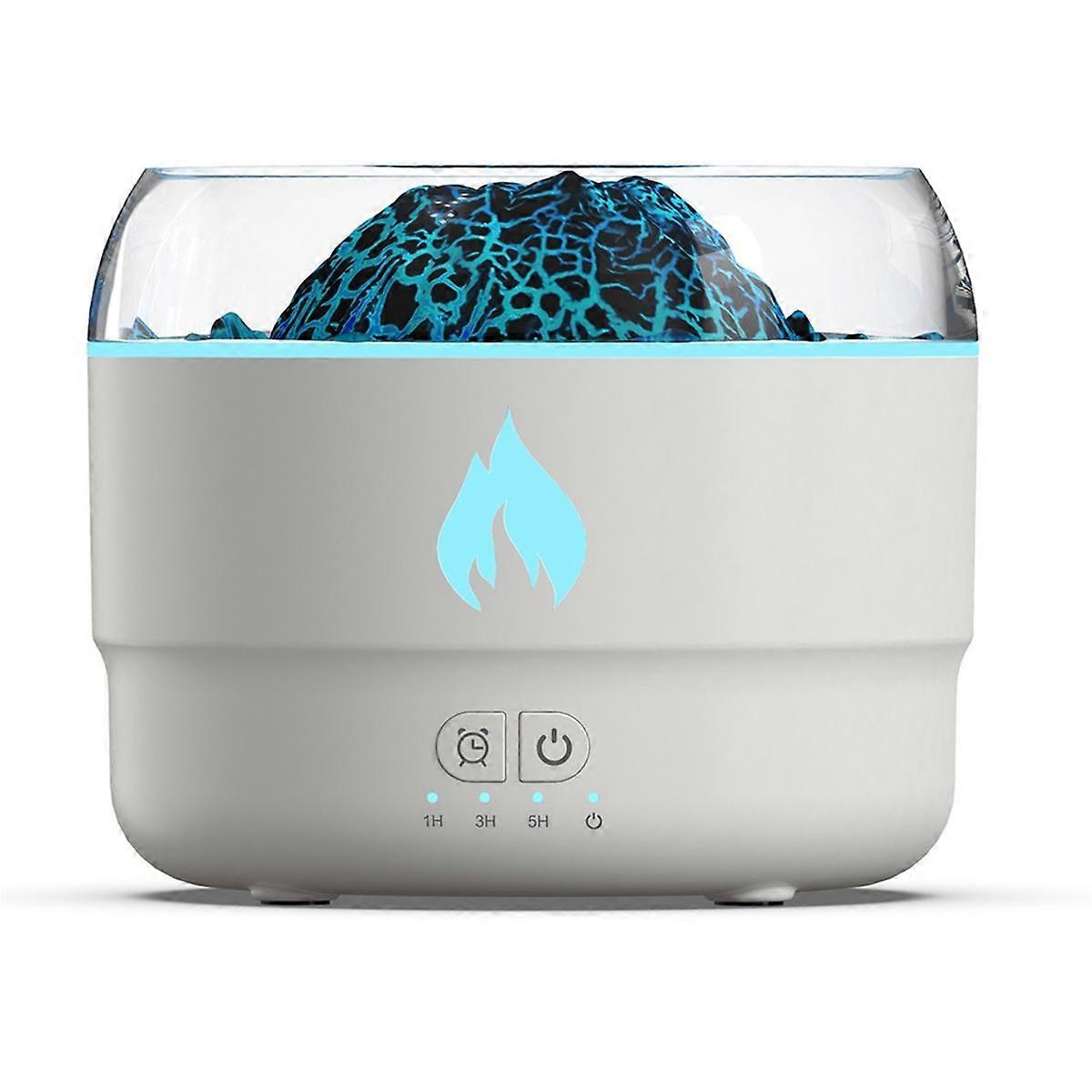 Essential Oil Diffuser Home Fragrance with 1H 2H 5H- Ultrasonic Humidifier for Housewarming SPA Nursery Room White