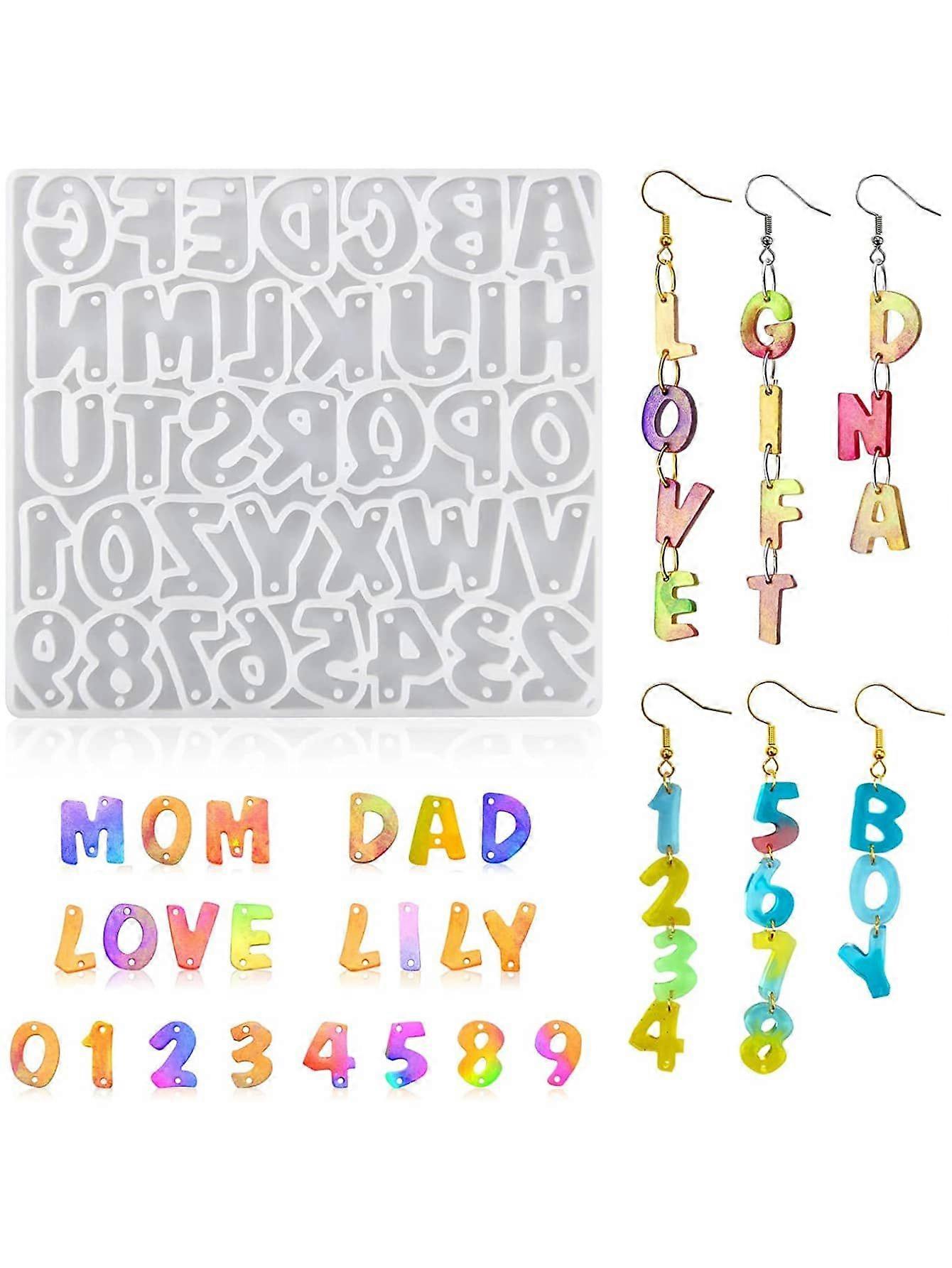 1pc Number Design DIY Silicone Mold