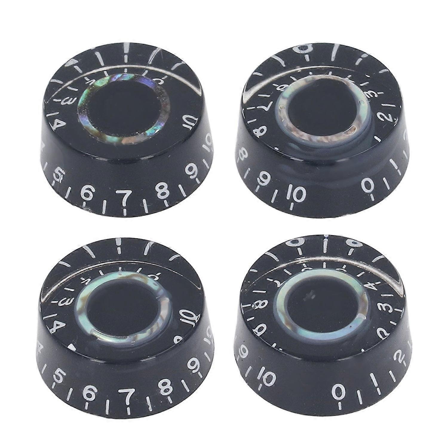 4PCS Guitar Knobs Speed Volume Tone Control Knob Replacement for LP Style Electric Guitars 6mm Diame