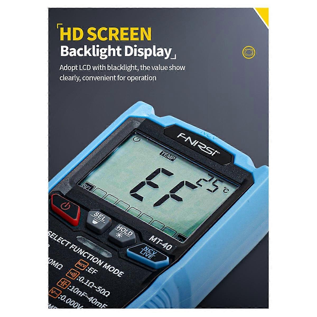 MT-40 Intelligent Multimeter Electrician Special High-Precision Digital Multimeter Fully Automatic with Voice