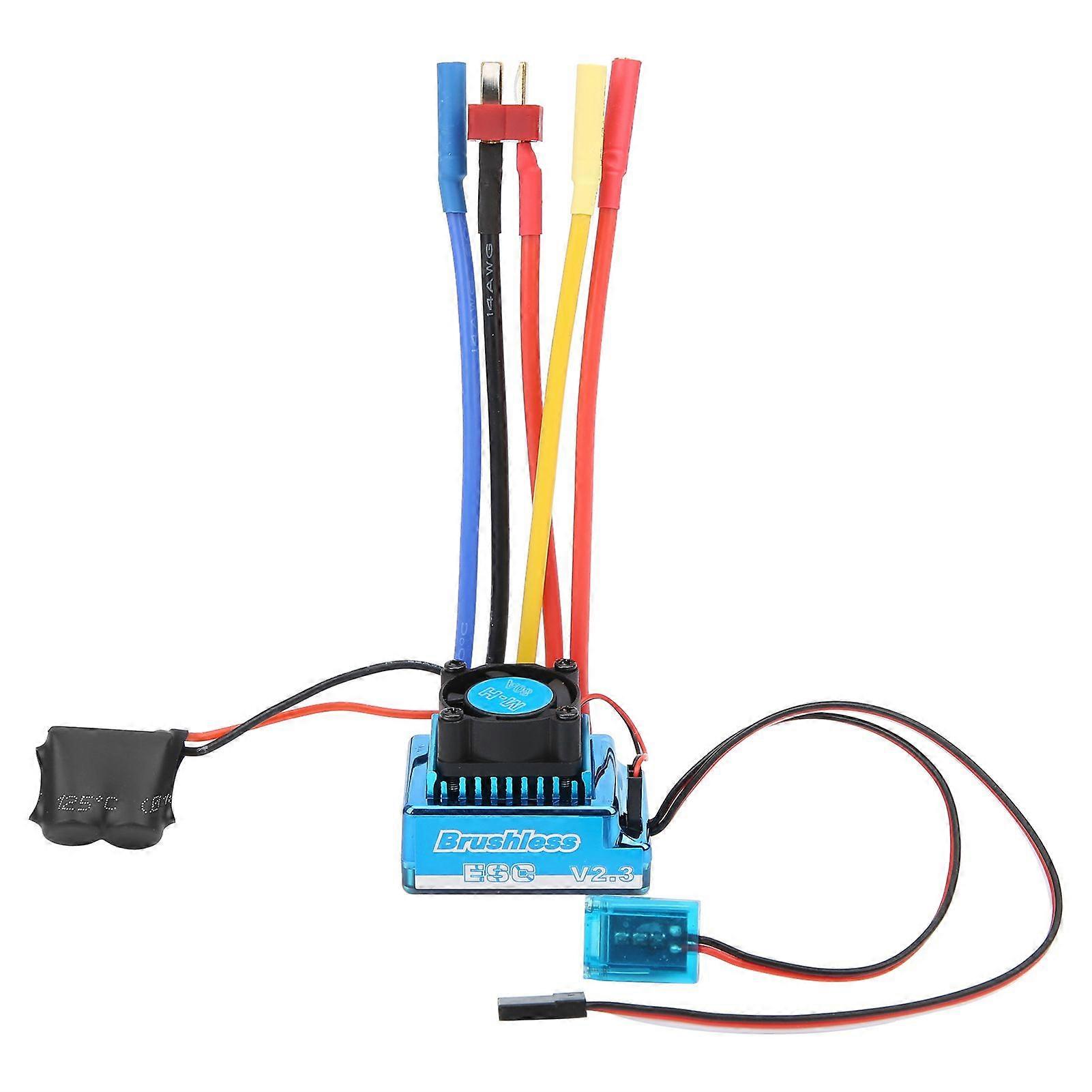 Brushless ESC Waterproof Dustproof Electronic Speed Controller for 1/10 RC Car Model80A