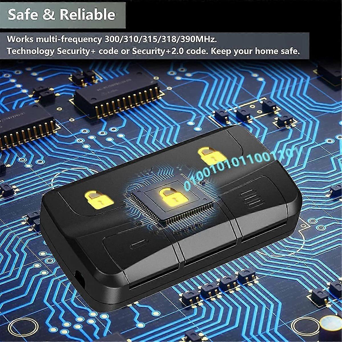 16 In 1 Multifunction Portable Remote Control 300-390mhz For Compatible Remote Control