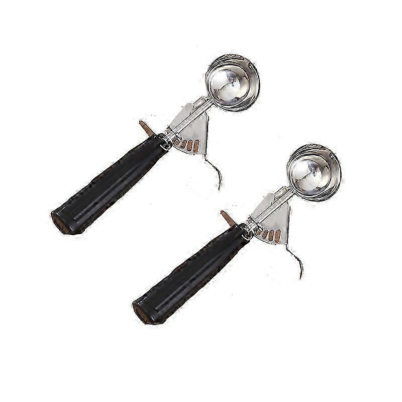 2PCS Portion Scoop, Cookie Scoop, Food Scoop - Portion Control en acier inoxydable
