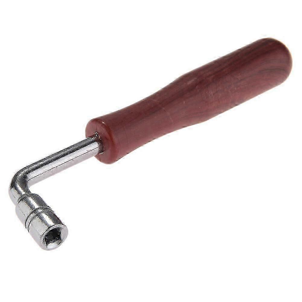 Pin Wrench Tuner Spanner Repair Tool Wood Handle Piano Tuning Hammer Tip String Lightweight Portable Music Element