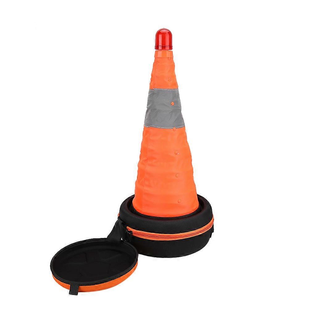 Safety Emergency Square Traffic Warning Plastic Reflective Road Cone Tool Kit