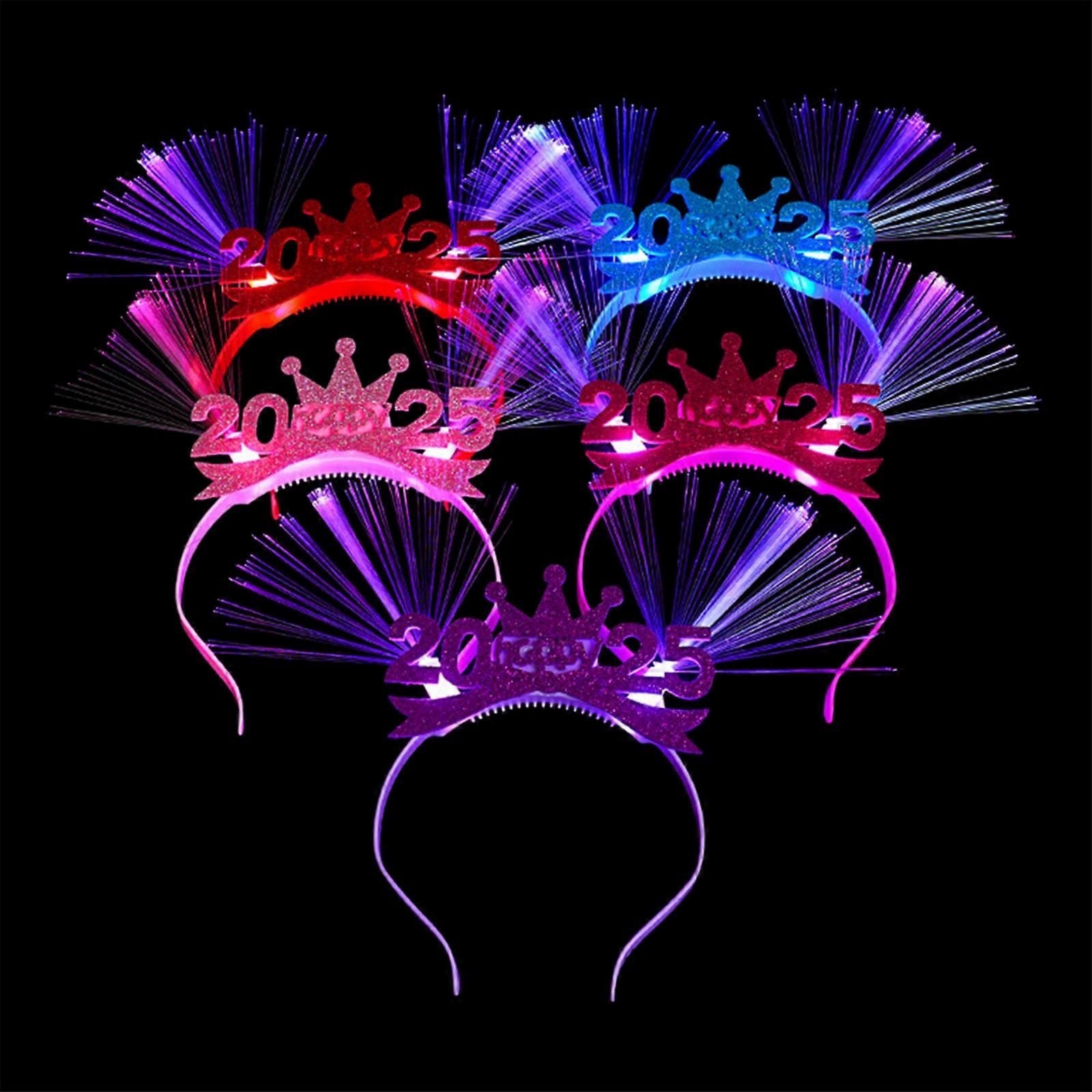 Light up Crown Head Hoop Festive Hair Ornament Versatile Styling Tool for Children Adults Photo Props