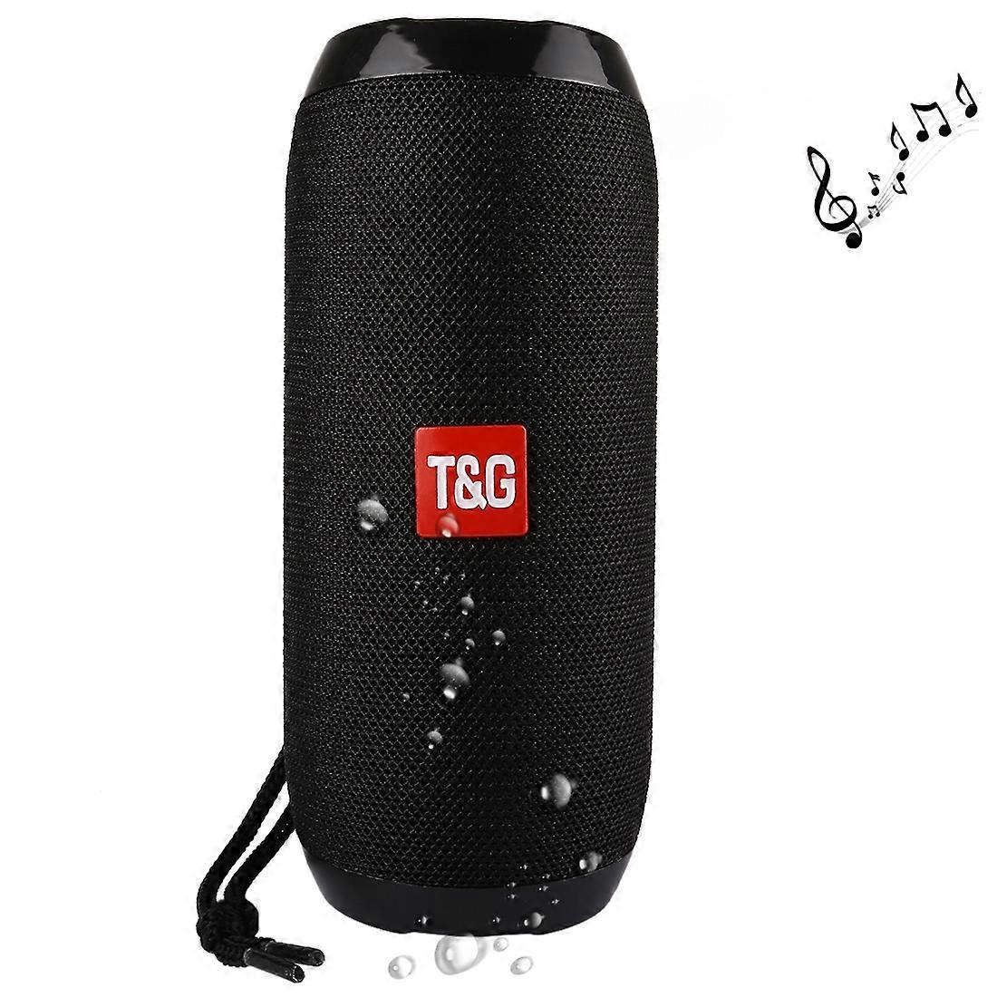 T&G TG117 Portable Bluetooth Stereo Speaker, with Built-in MIC, Support Hands-free Calls & TF Card & AUX IN & FM, Bluetooth Distance: 10m