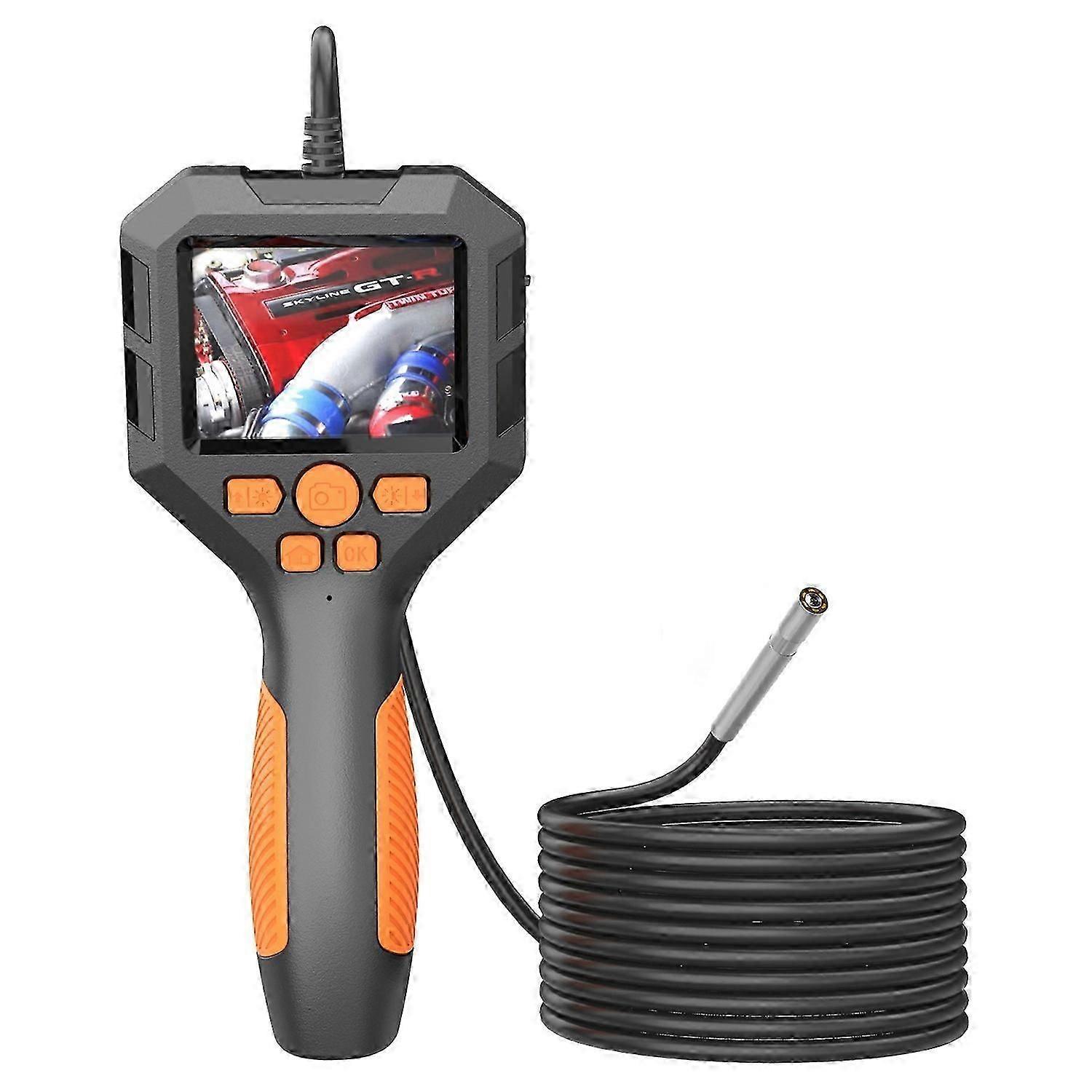 P10 10m Hard Wire 3.9mm Lens IP68 Waterproof 1080P HD Endoscope 2.8" IPS Screen Piping Inspecti