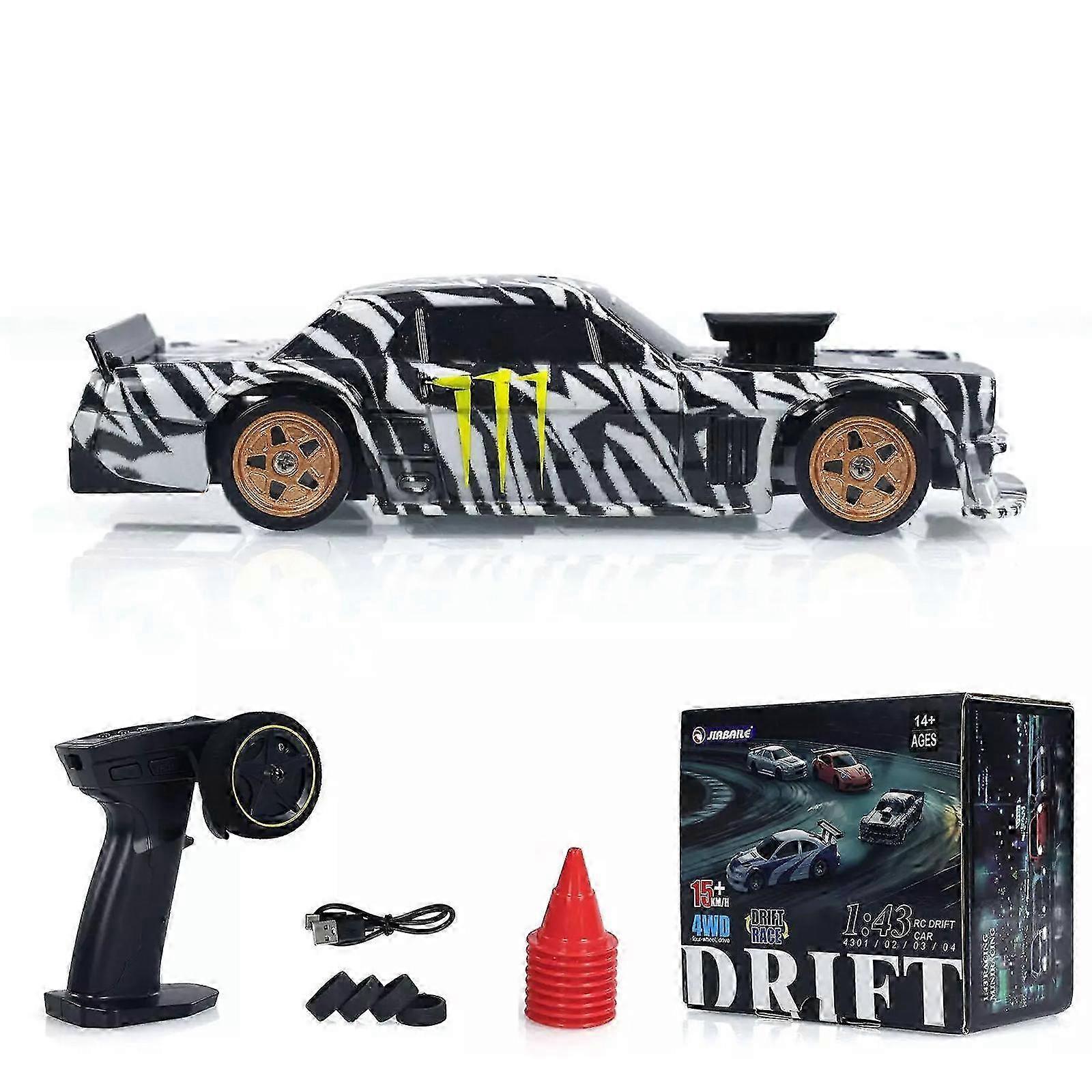 1/43 Remote Control Ready to GO 4WD RC 2.4g Mini Drift Racing Car Toys Model