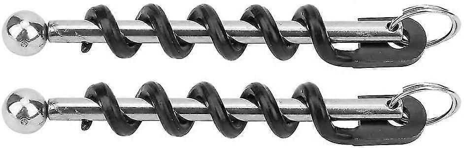 Bottle opener, Compact and Durable, with Spiral Design and Key - ring Attachment, Set of 2