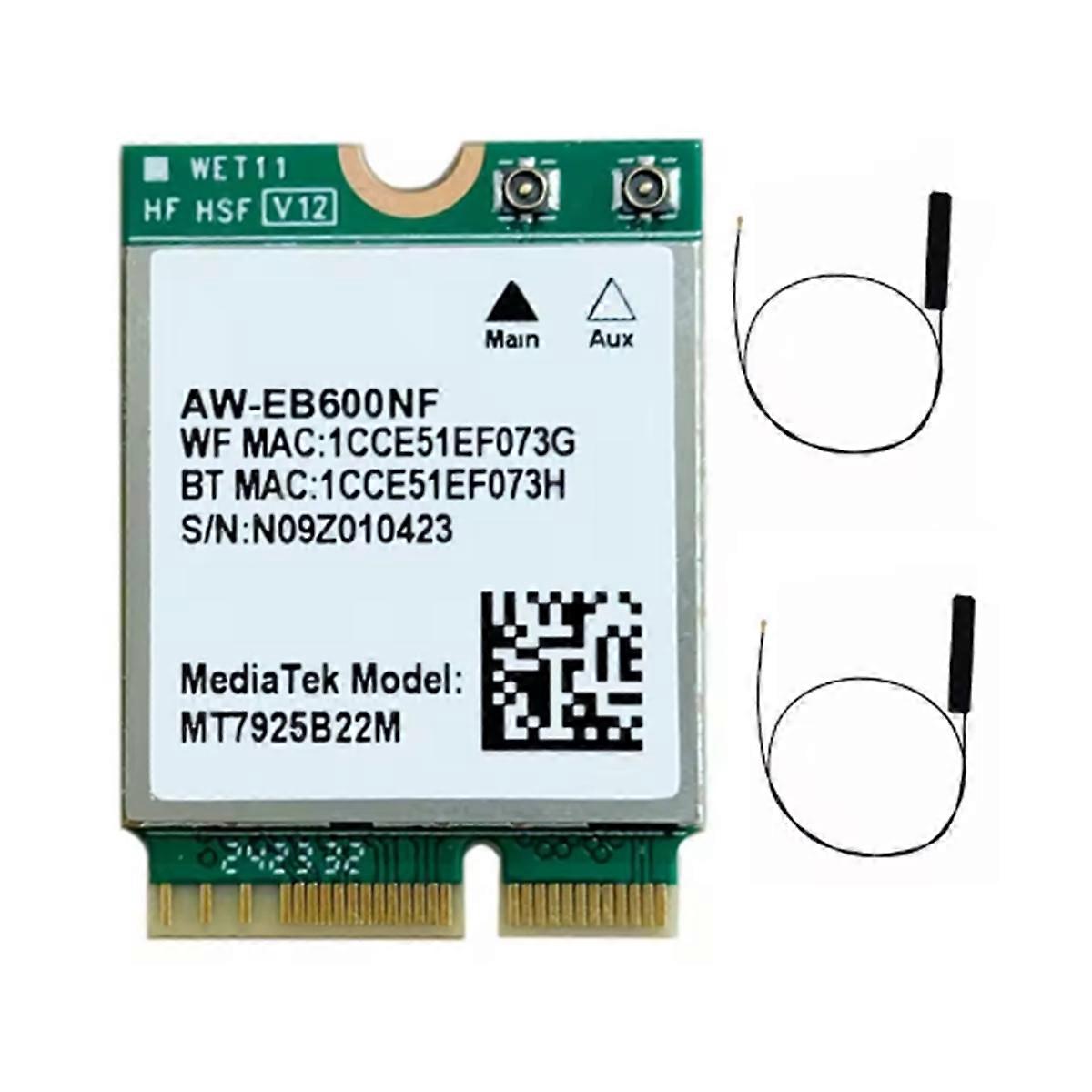 MTK7925 WiFi7 Tri Band Wireless Network Card WiFi Card 2.4G/5G/6Ghz Network Wireless Adapter for Wi