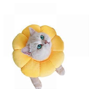 Cat Small Dog Recovery Collar, Cute Neck Cone After Surgery, Adjustable Pet E Collar, Wound Healing Protective Cone Surgery Recovery Elizabethan Colla