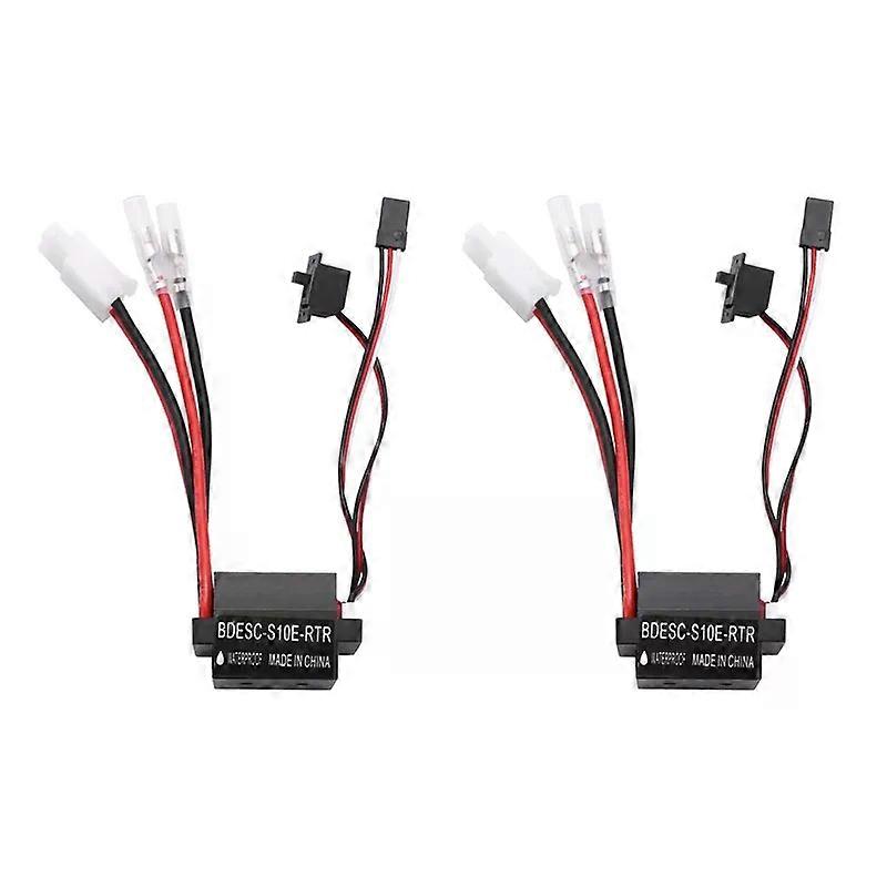 2X 320A 6-12V Brushed Speed ESC Controller W/2A BEC for RC Remote Control Boat U6L5