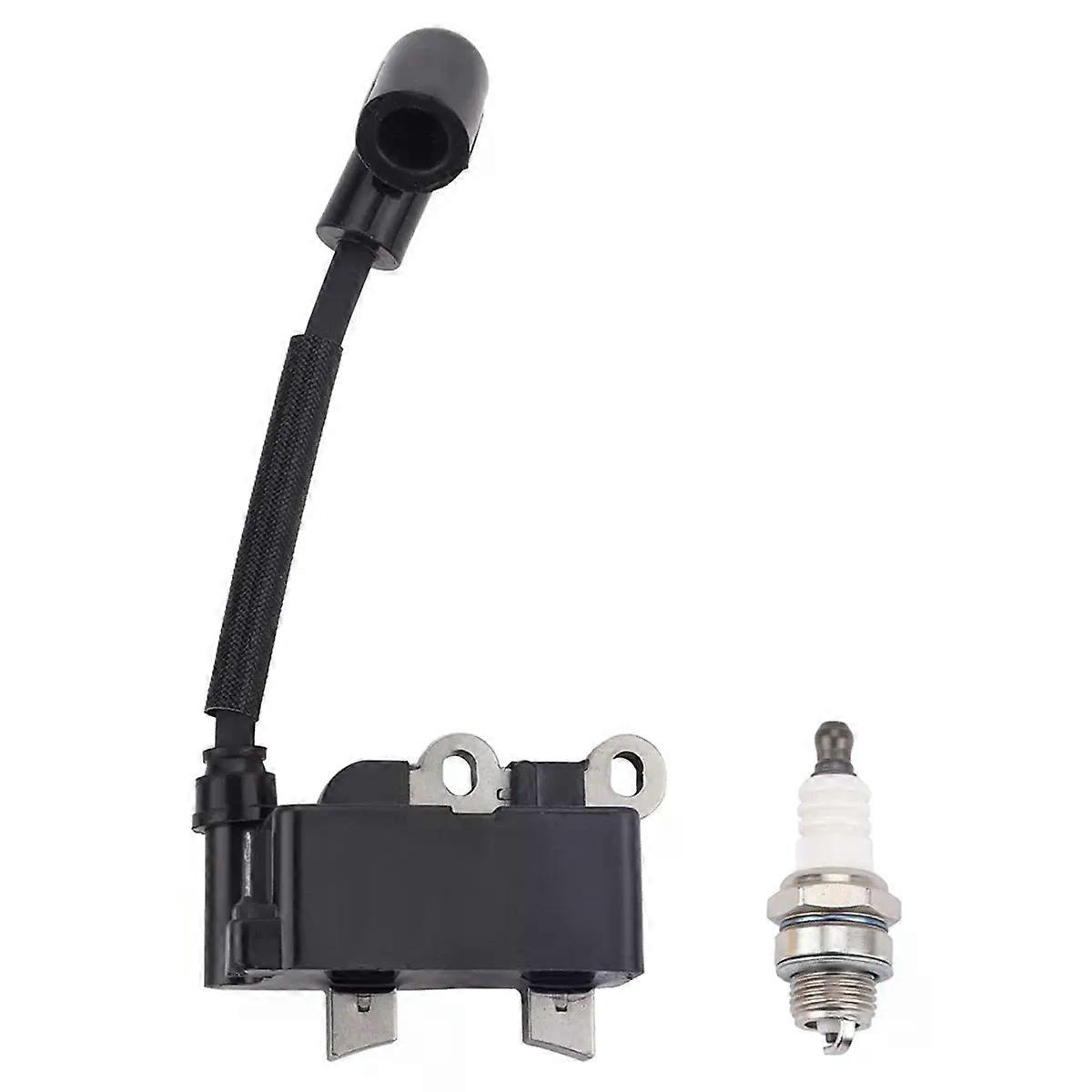 291337001 Ignition Coil for Ryobi RY251PH RY252CS RY253SS RY254BC 25Cc 254Cc String Trimmer + Spark Plug
