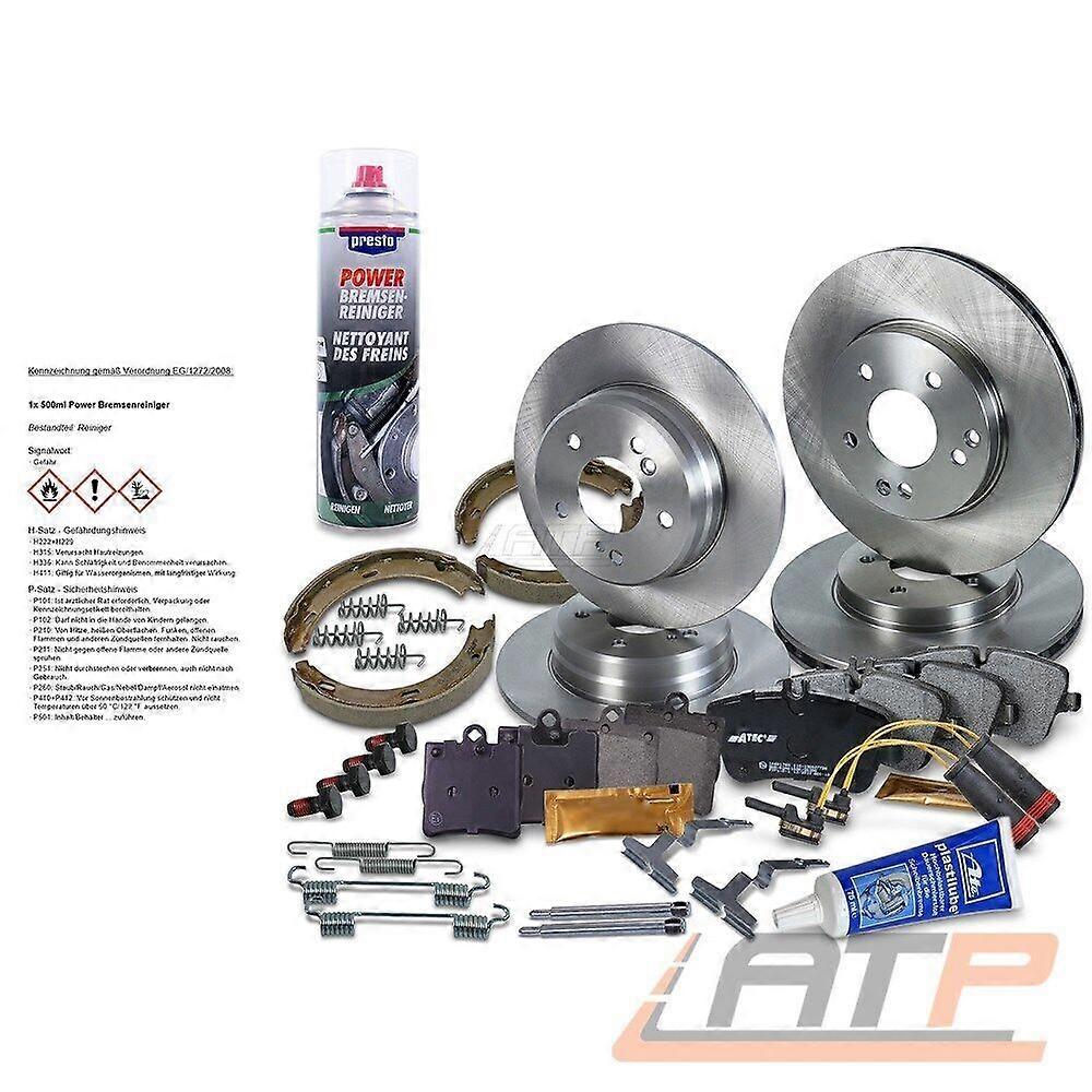 SATZ~BREMSSCHEIBEN BREMSKLTZER FESTSTELLBREMSE VORN + HINTEN 31921773 NO.77073