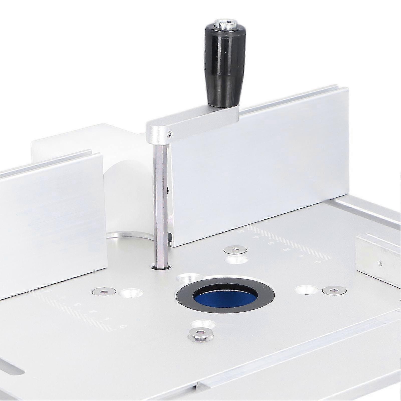 Router Table Lifting System Base Aluminium Alloy Router Løfteplatform til 64 til 65 mm diameter fræsemaskine f54