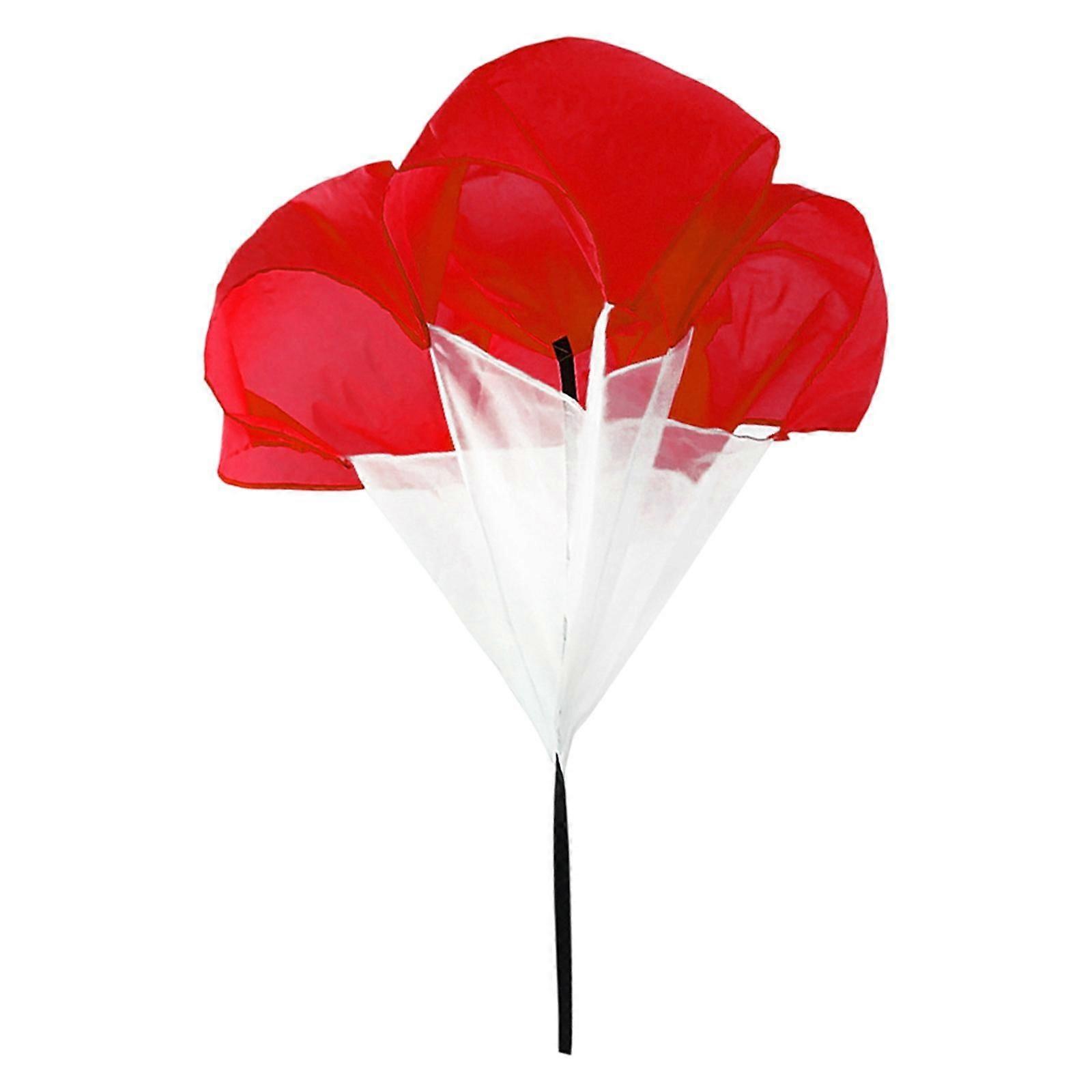 Running Speed Training Parachute Soft Widerstandstrainer für Agility Ausdauer Rot