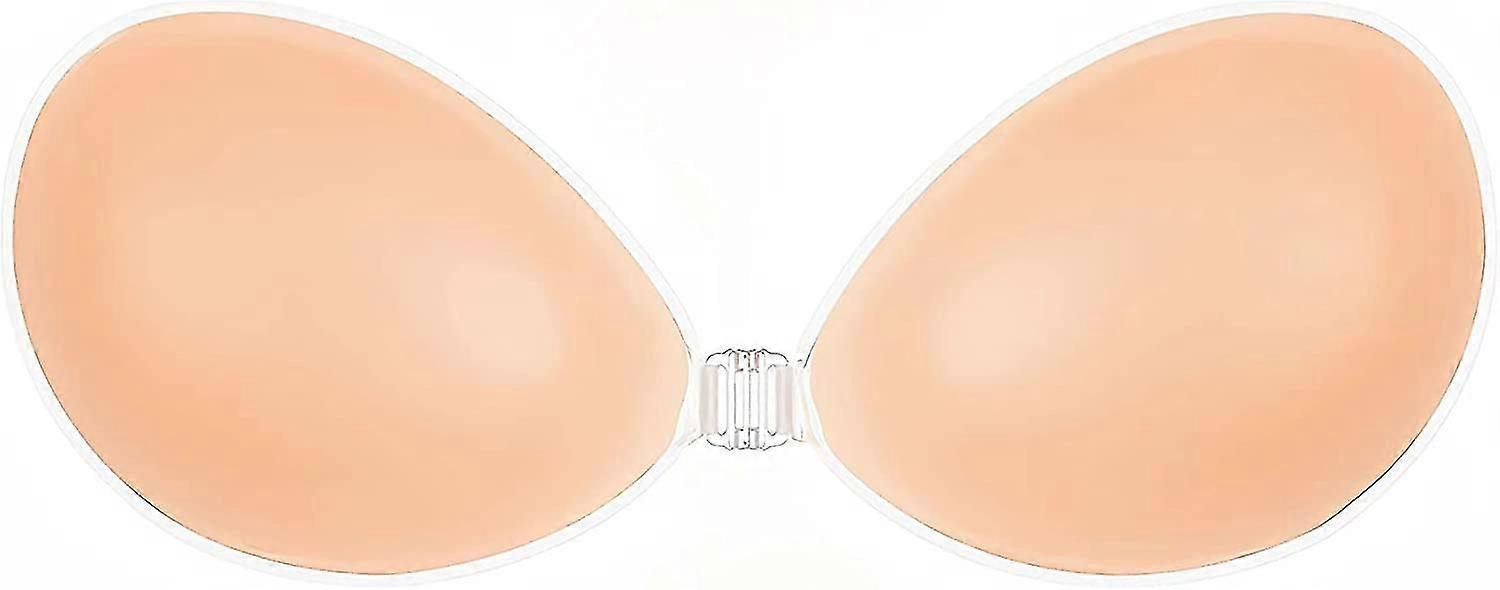 Push Up Silicone Bra Invisible Adhesive Sticky Bra Reusable Backless Strapless Bra A-e