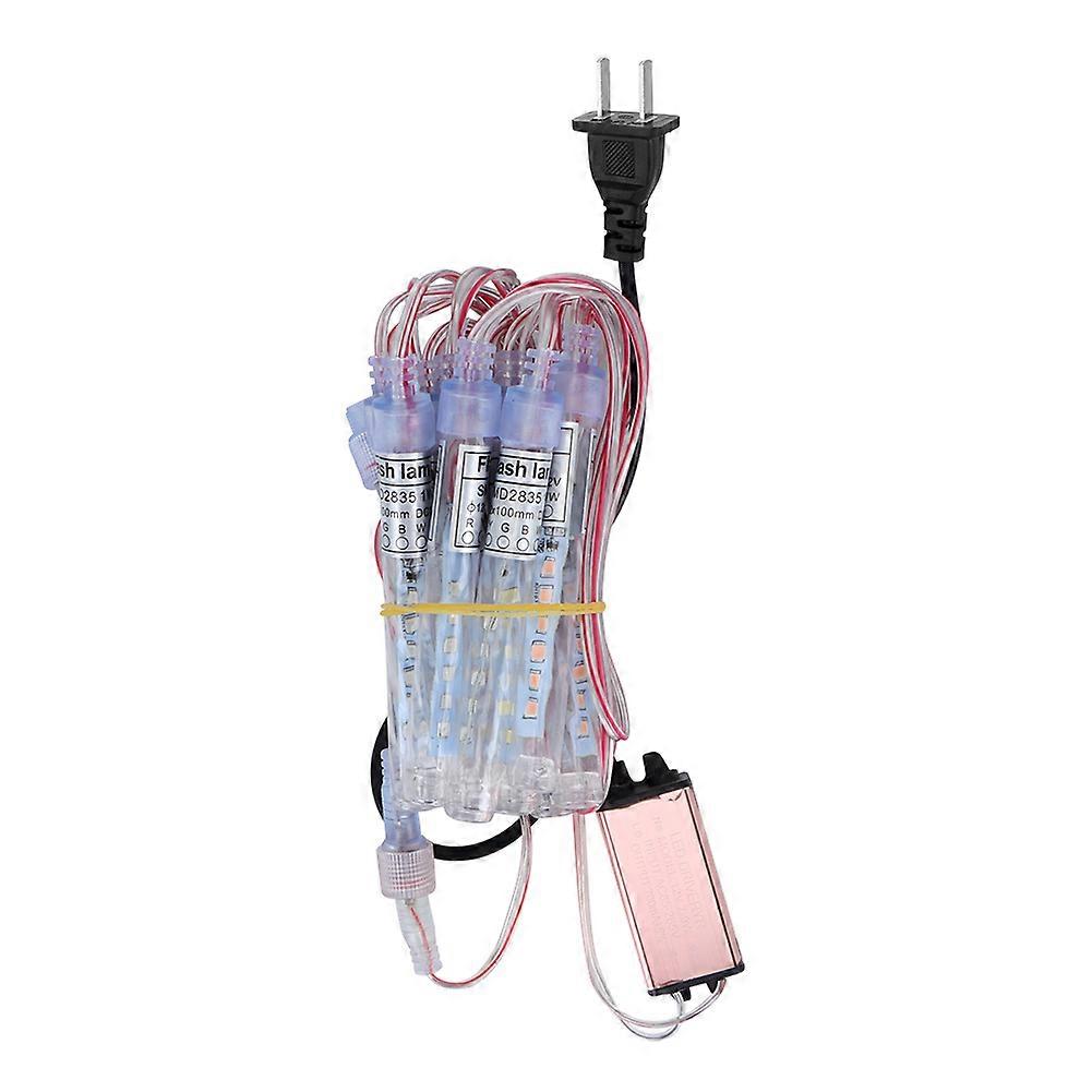 LED Outdoor Meteor Shower Rain String Lights, 8 Modes, 33 Feet, Waterproof, Decorative Lighting for Events and Holidays