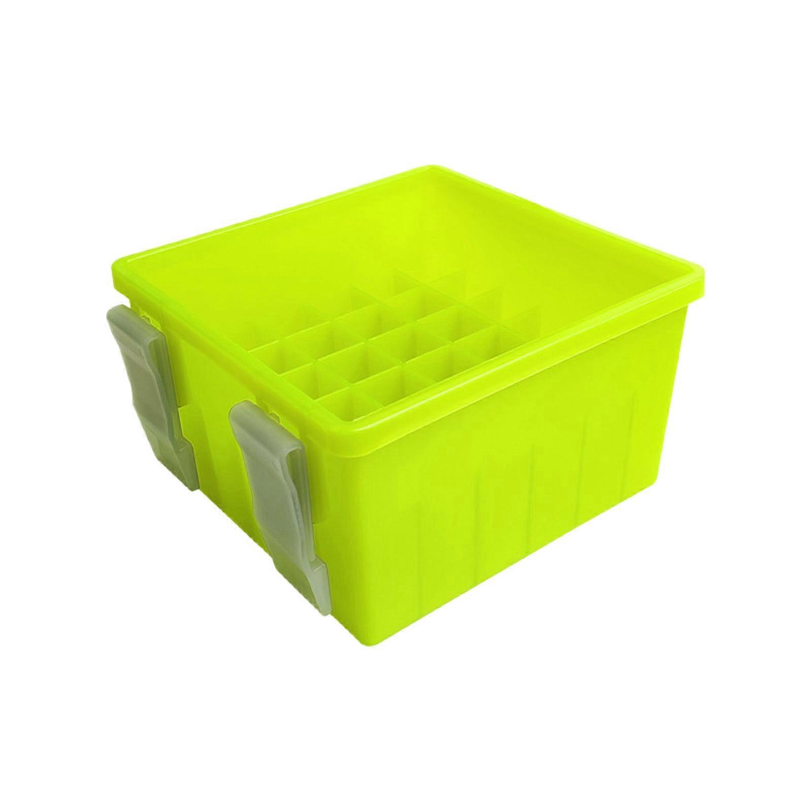 36 Grid Angelköder Köder Organizer Minnow Tintenfisch Jig Harte Köder Container Webfoot Köder Fall Angelbox Gefütterte Box Gelb