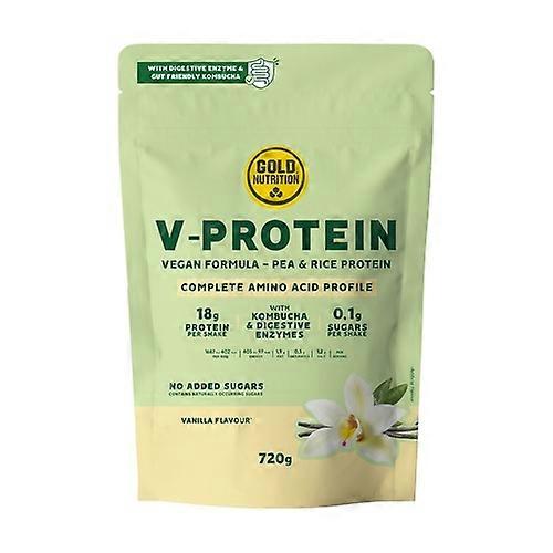 Vanilla flavor vegan protein 720 g of powder
