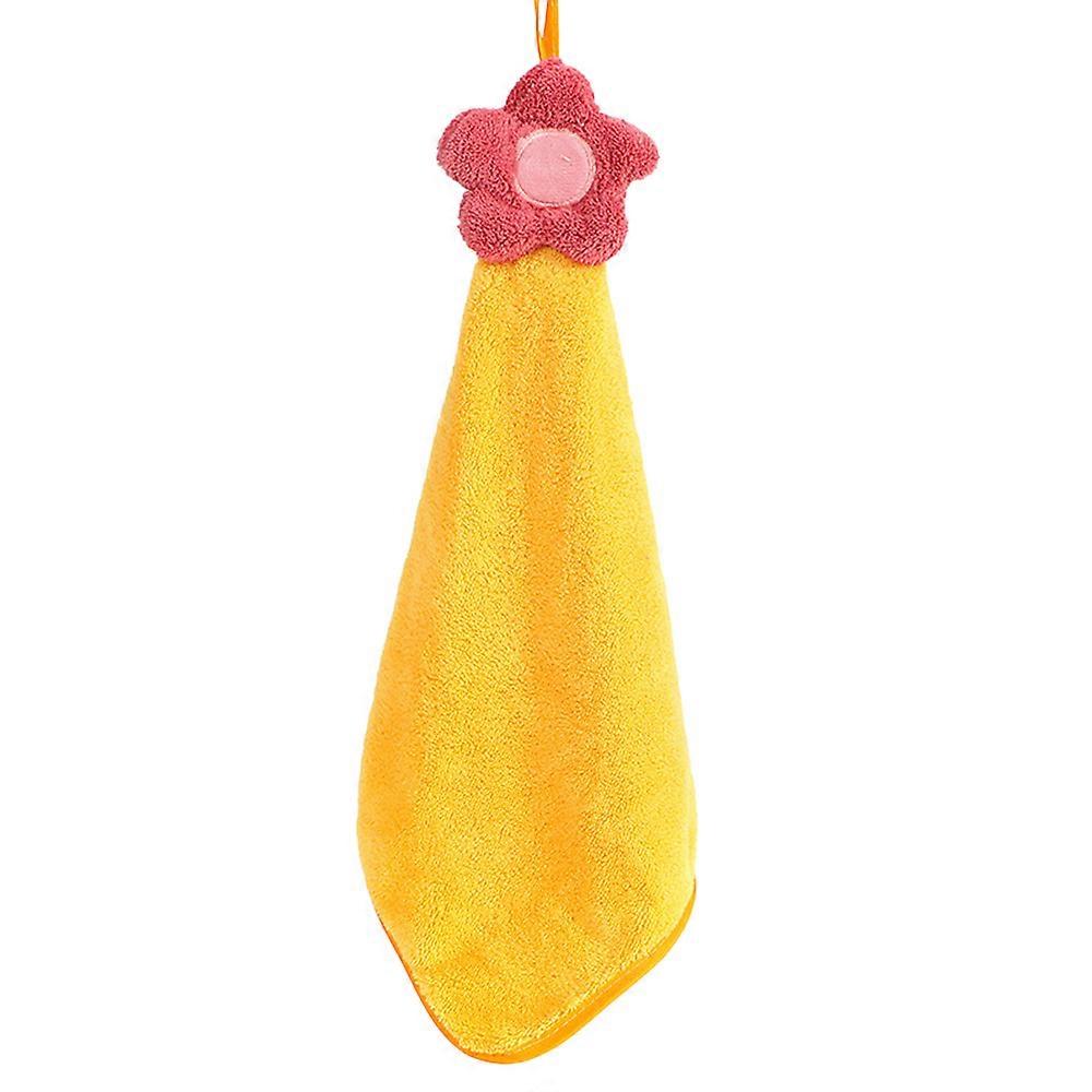 Hanging Hand Towel for Kitchen and Bathroom, Colorful Coral Fiber Fabric with Quick Drying and Space Saving Features