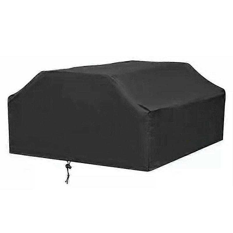 Αδιάβροχο κάλυμμα τραπεζιού πικνίκ κλασικό μαύρο αντι-UV κάλυμμα απόδειξης σκόνης ανέμου για πικνίκ μερών και κάμπινγκ[PB]