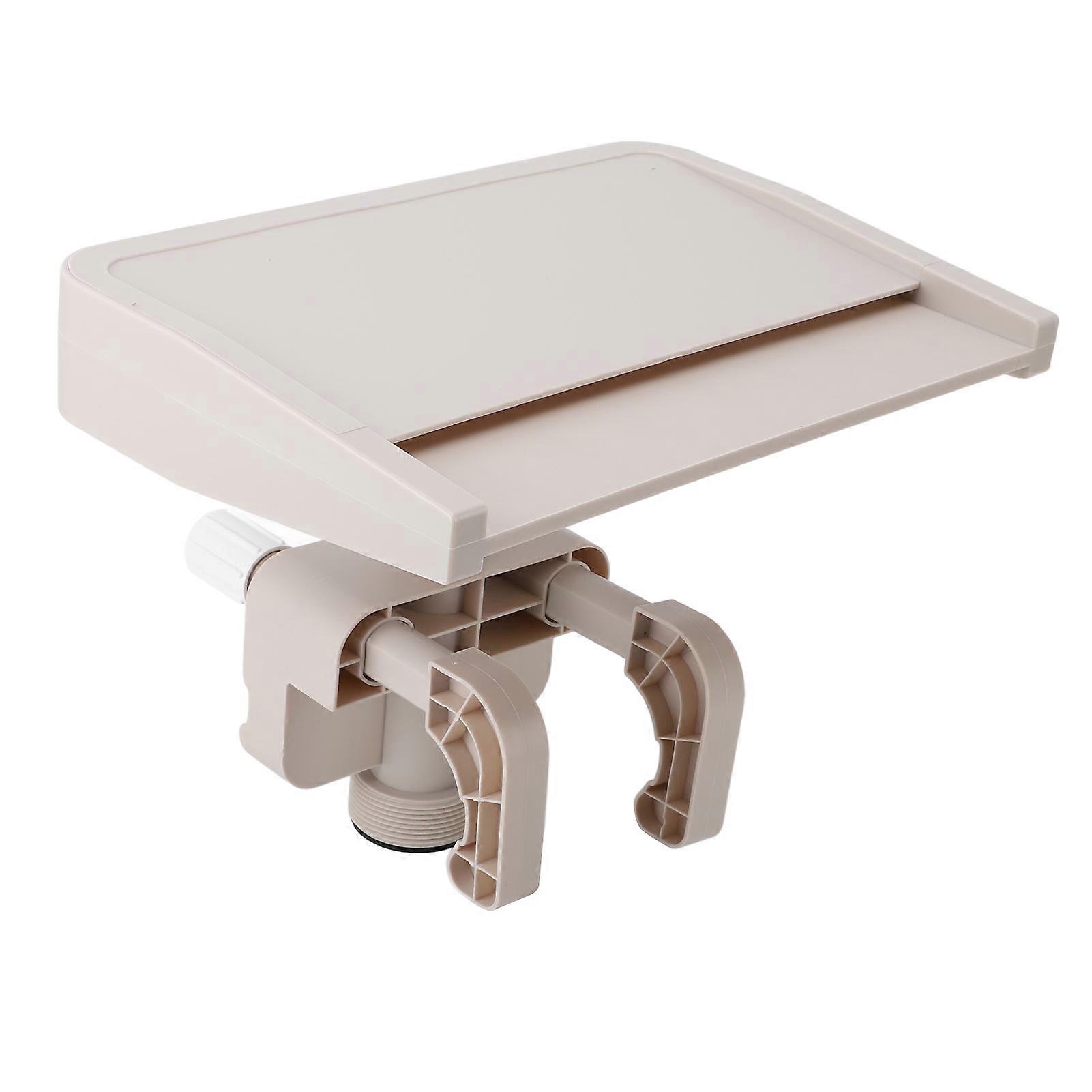 Above Ground Swimming Pool Waterfall Cascade Fountain Spillway Attachment, Detachable PVC Pool Fountain for Relaxing Water Features