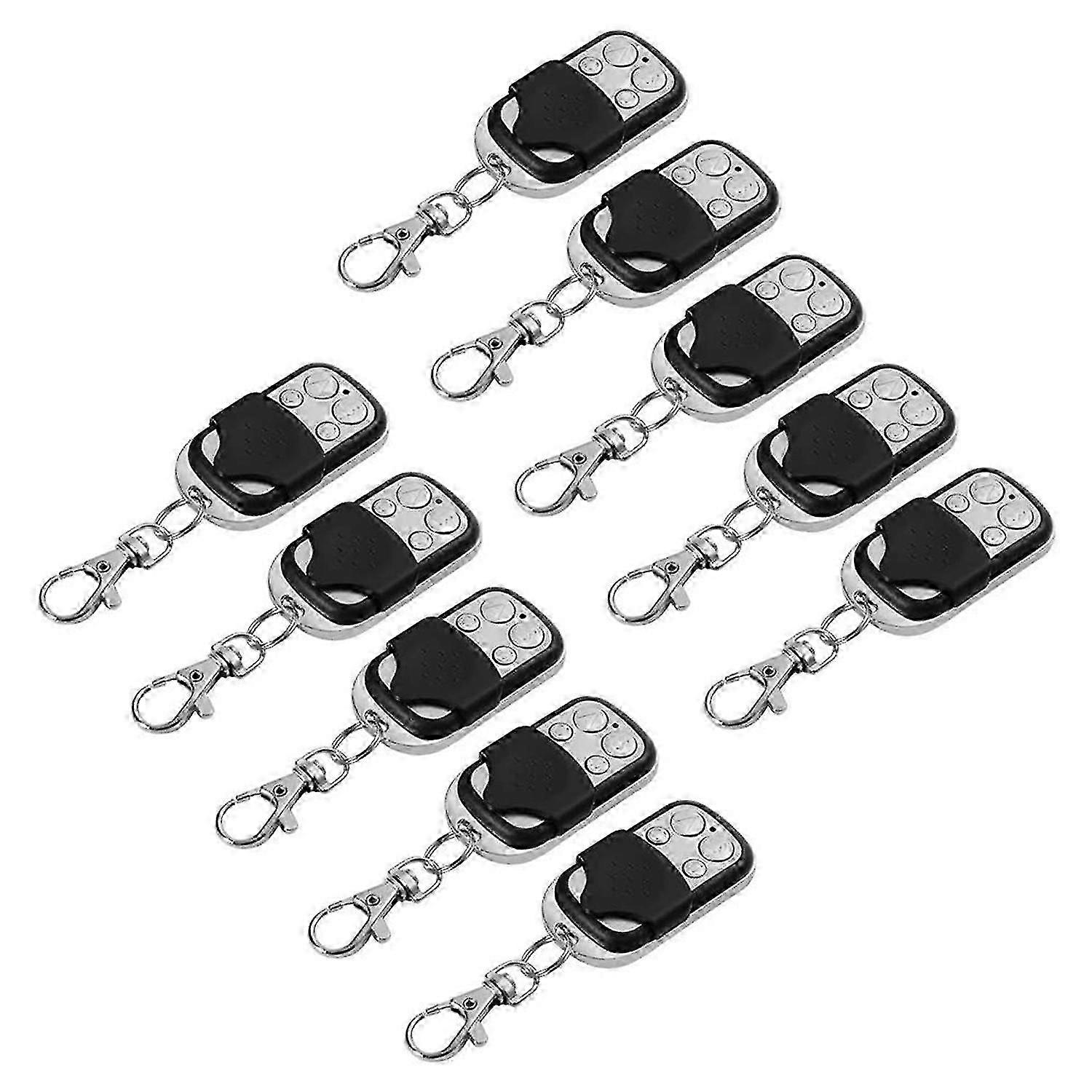 10Pcs ηλεκτρικό κλωνοποίηση καθολικό τηλεχειριστήριο τηλεχειριστηρίων τηλεχειριστηρίων 433MHz ανοιχτήρι πορτών γκαράζ πυλών κλειδί αντικατάστασης