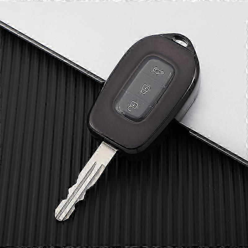 Keychain Car Key Case Cover Remote Shell Holder Keychain For Dacia Logan 2021 For Renault Twingo 3 Duster Captur Logan Laguna Scenic