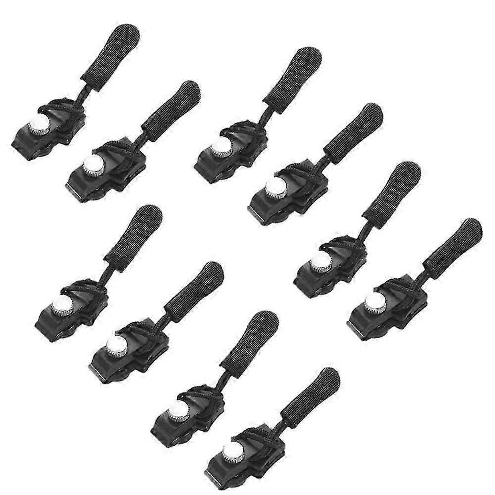 10Pcs Universal Zipper Repair Kit Instant Detachable Zipper Head for Jacket Bag Zipper Slider-Good