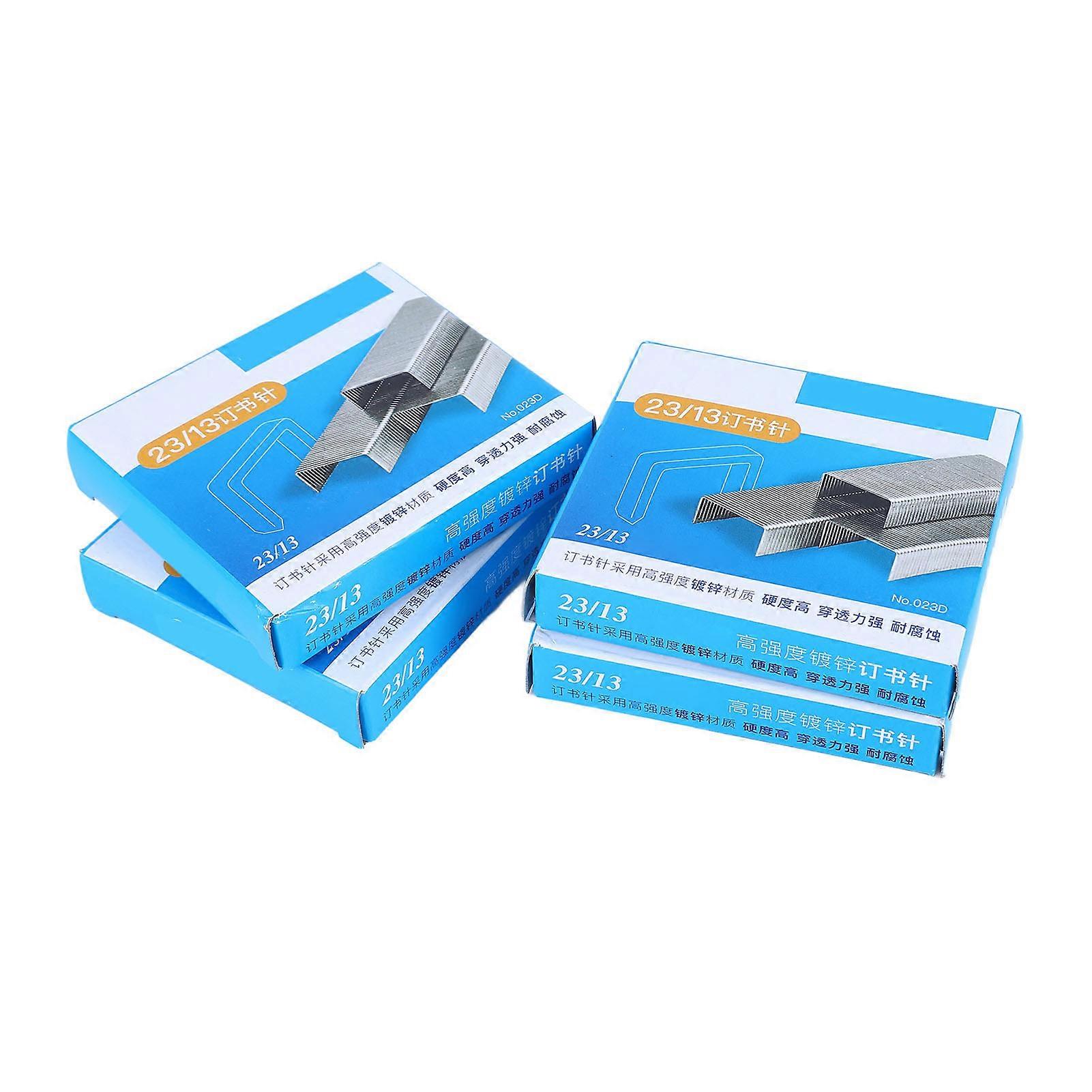 4000pcs 23/13 Staple Thicken Easy Pinning Galvanized Iron Metal Staple for 100 Sheet Capacity for Home School