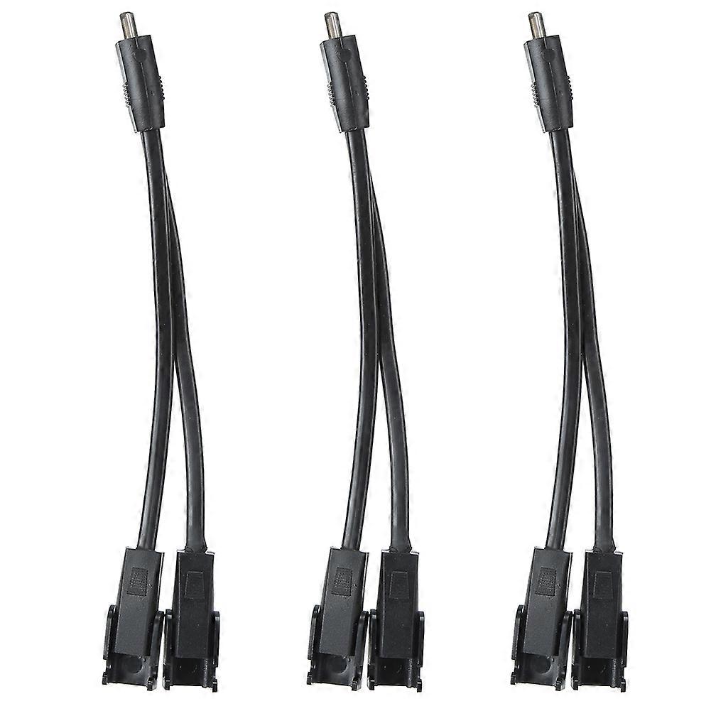 3Pcs 18cm Linear Actuator Power Adapter Cable 1 to 2 Extension Cord Replacement Accessories