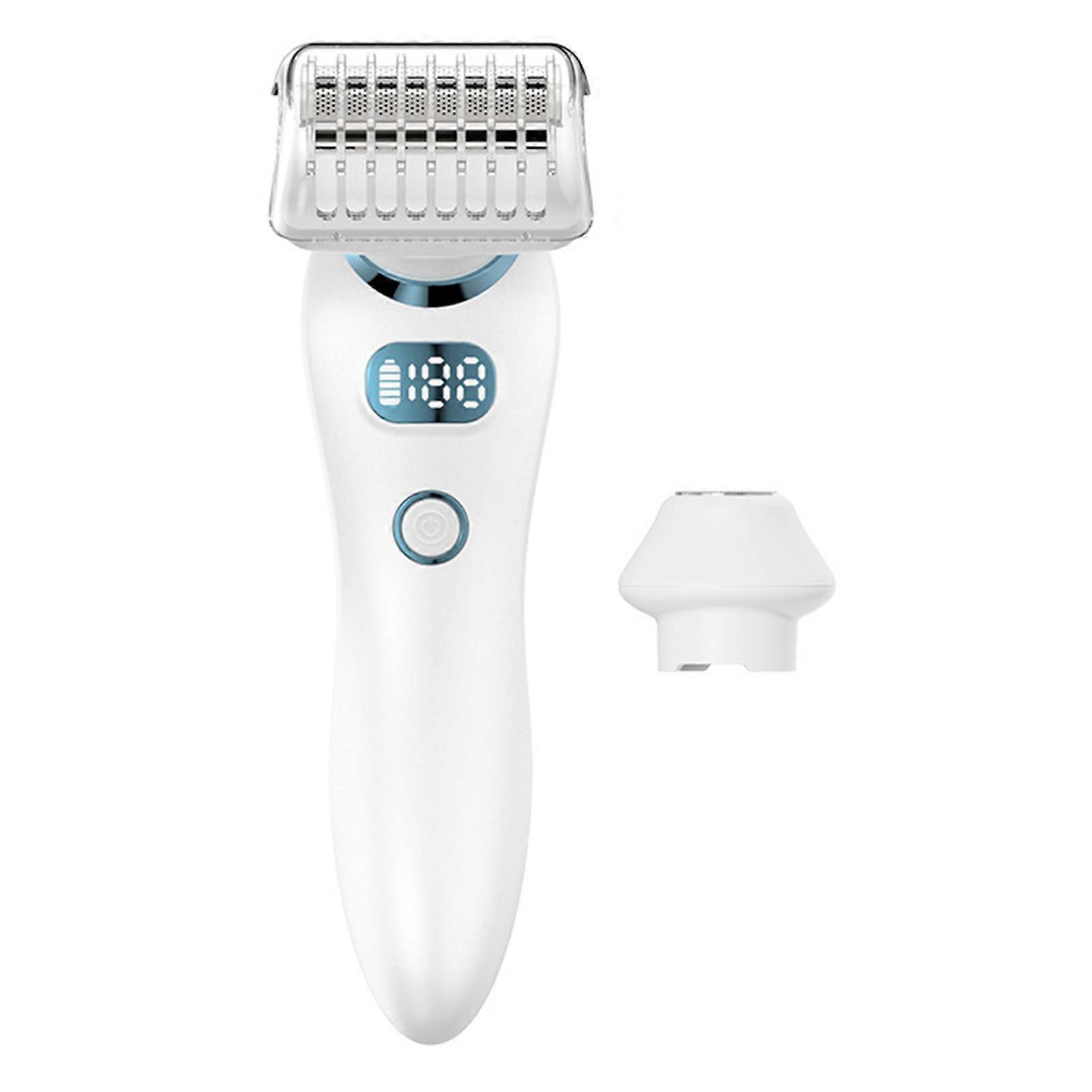2-in-1 Bikini Trimmer for Private Area Wet Dry Painless Shaver Razors for Legs Armpits Hair